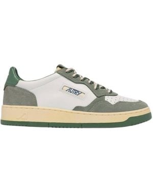 Autry Panelled Low-Top Trainers - Multicolour