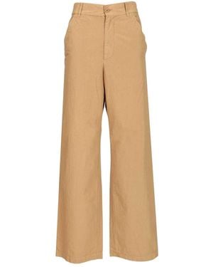 Barena Ida Wide-Leg Pants - Natural