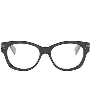 BVLGARI Bulgari Cat-Eye Frame Glasses - White