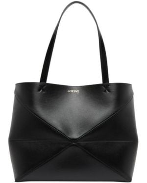 Loewe Logo Handbag - Black