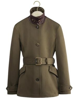 Dior Fitted Belted Jacket - Green