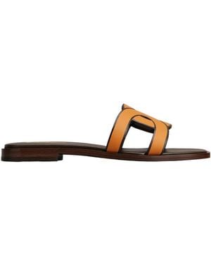 Tod's Chain Open-Toe Sandals - Brown