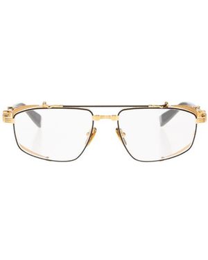 Balmain Logo Flat Mirror - White