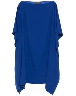 Gianluca Capannolo Eve Batwing Midi Dress - Blue