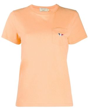 Maison Kitsuné Short-Sleeved T-Shirt - Orange