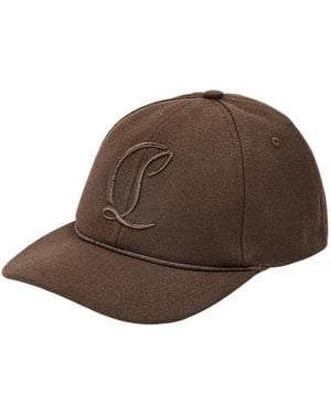Christian Louboutin Baseball Cap - Brown
