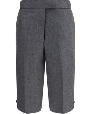 Thom Browne Wool Bermuda Shorts - Gray