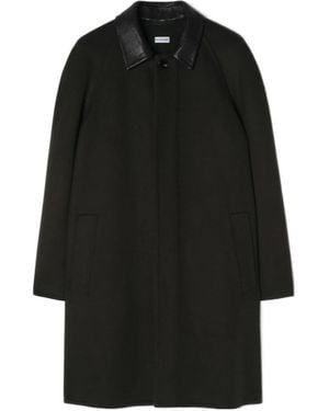 Burberry Mid-Length Wool Cashmere Parkbury Car Coat - Black