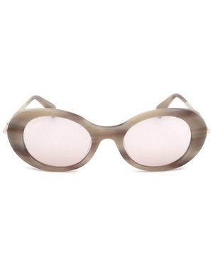 Max Mara Oval Sunglasses - Pink