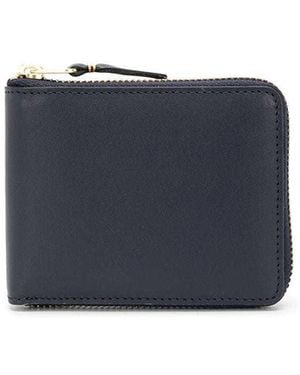 Comme des Garçons Half-Zip Wallet - Blue