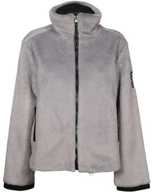 John Richmond Reversible Faux Fur Coat - Grey