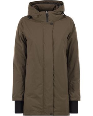 Herno Hooded Down Jacket - Green