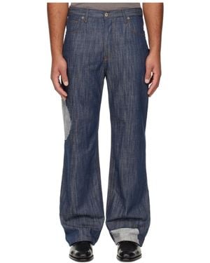 Edward Cuming Circle Window V01S Jeans - Blue