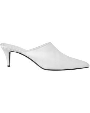 Celine Slingback High-Heeled Sandals - White