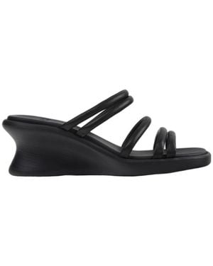 Camper Louise Leather Sandals - Black