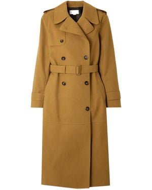 Stella McCartney Oversized Double-Breasted Trench Coat - Natural