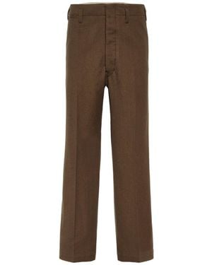 Lemaire Belt Loops Casual Trousers - Brown