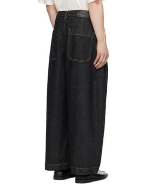 Studio Nicholson Puch Wide-Leg Jeans - Blue