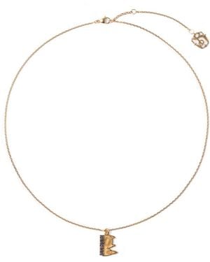 Burberry London Skyline Charm Necklace - Metallic