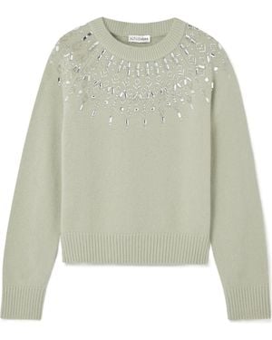 Altuzarra Embellished Wool Jumper - Green