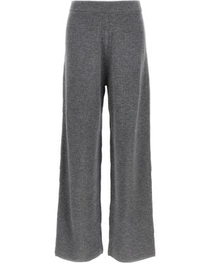 Sportmax Ribbed Pants - Gray
