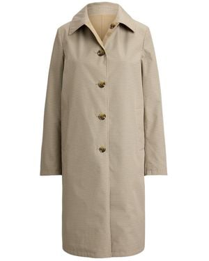 Ralph Lauren Reversible Balmacaan Coat - Natural