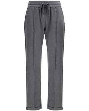 Brunello Cucinelli Drawstring Pants - Gray