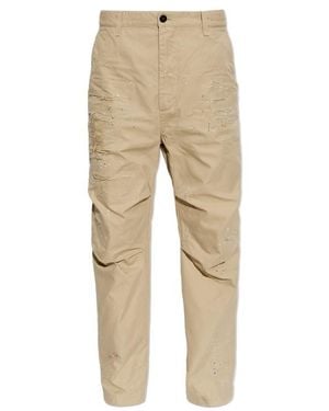 DSquared² Casual Pants With Belt Loops - Natural
