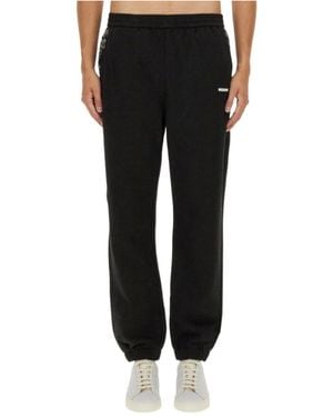 Missoni Logo Detailed Straight-Leg Track Pants - Black