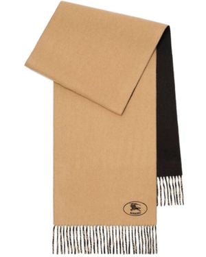 Burberry Knight Cashmere Scarf - White