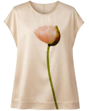 Simone Rocha Floral Pattern Top - Natural