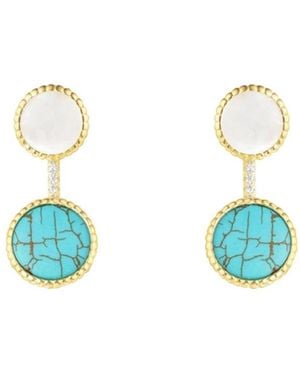 Apm Monaco Pendant Earrings - Blue