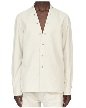 Rick Owens Snap-Button Shirt - White