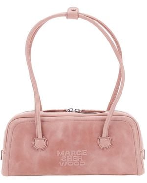 Marge Sherwood Soft Boston Zip Shoulder Bag - Pink