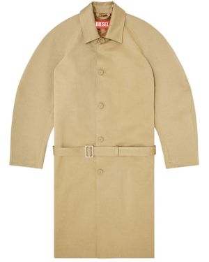 DIESEL J-Roun Belted Trench Coat - Natural