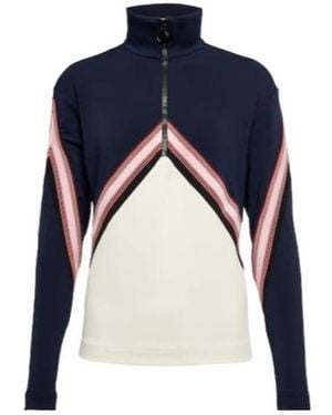 Victoria Beckham Serrated Sweatshirt - Blue