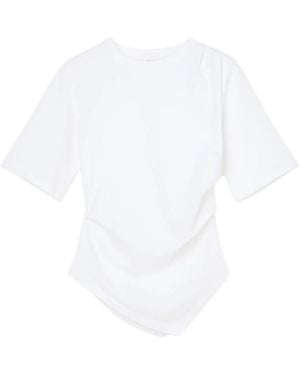 Rohe Asymmetric Hem T-Shirt - White