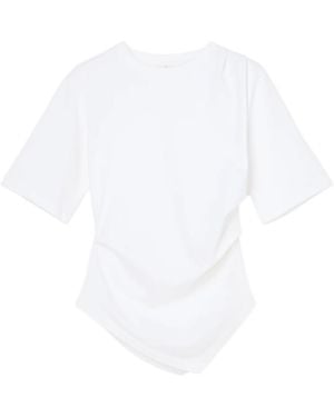 Rohe Asymmetric Hem T-Shirt - White