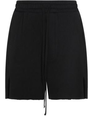 Thom Krom Drawstring Pocket Shorts - Black