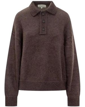 Studio Nicholson Button Jumper - Brown
