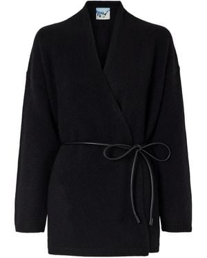 arch4 Belted Cashmere Cardigan - Black