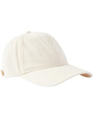 TOTEME Totême Logo Embroidered Curved Peak Hat - Natural