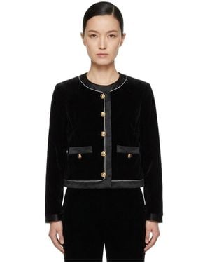 Marissa Chiara Buttoned Fragrant Jacket - Black