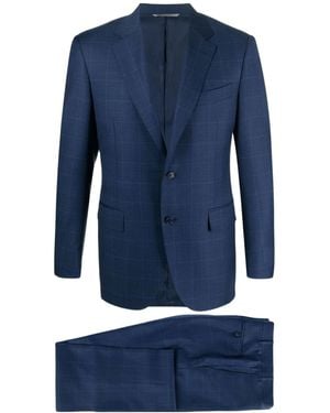 Canali Single-Breasted Two-Piece Suit - Blue