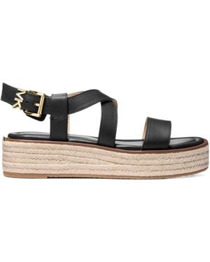 MICHAEL Michael Kors Straw Sandals - Black
