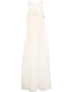Jacquemus Maxi Dress Polyamide, Viscose - White
