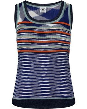 Missoni Knit Tank Top - Blue