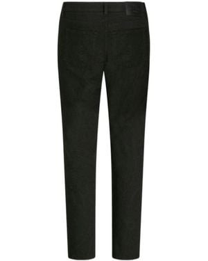 Etro Jacquard Denim Jeans - Black