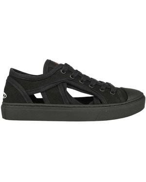 Vivienne Westwood Round Head Low-Cut Casual Shoes - Black