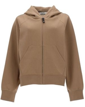 Max Mara Zip-Up Hoodie - Brown